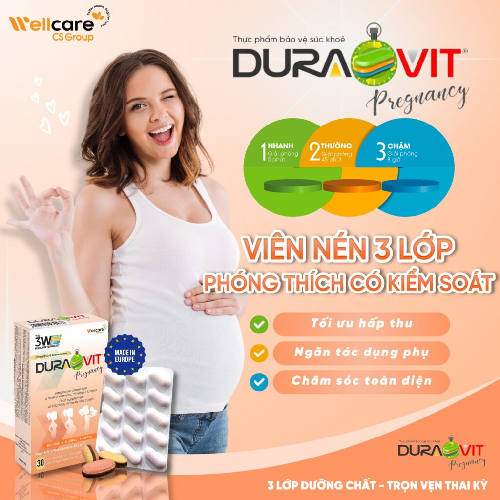Duravit Pregnancy - Công nghệ viên nén 3 lớp