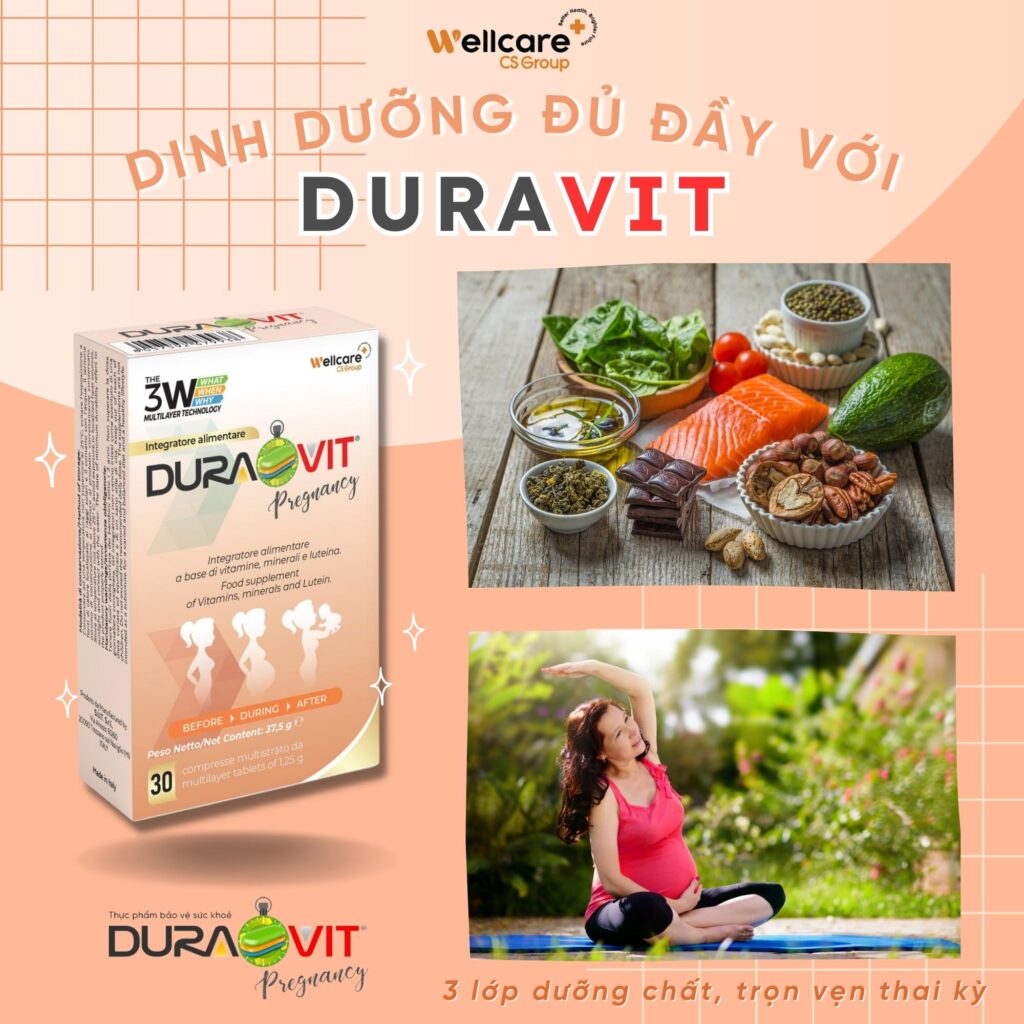 Duravit Pregnancy - dinh dưỡng đầy đủ