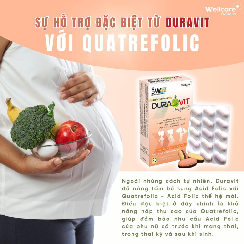Sự hỗ trợ đặc biệt từ Duravit Pregnancy với Quatrefolic