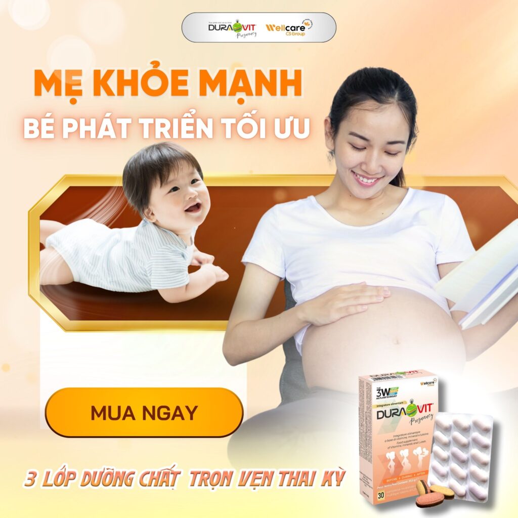 Top 5 lợi ích khi sử dụng Viên bổ bầu Duravit Pregnancy trong thai kỳ 4 Viên bổ bầu Duravit Pregnancy - Hỗ trợ phát triển thai nhi